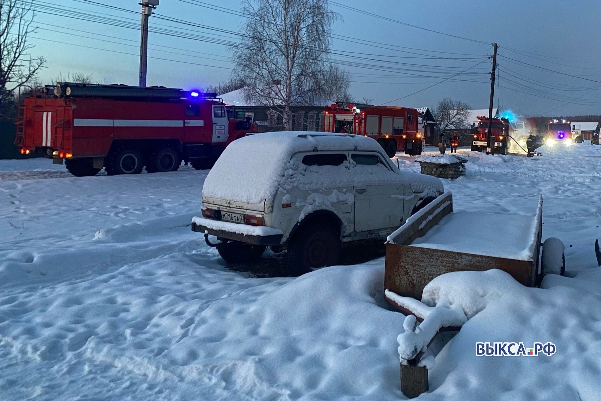 Дом в Виле сгорел из-за неосторожного обращения с огнём